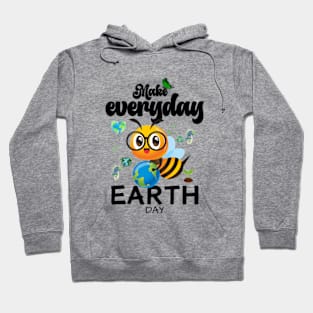 happy funny earth day 2024 gift april 22 Cute Teacher  Lover Rainbow Hoodie